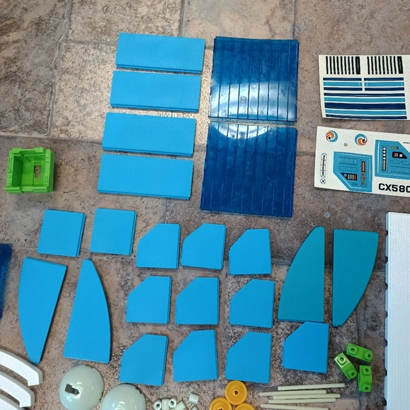 Vintage Construx Lunar Command Station 6460 Fisher Price - Picture 4 of 12